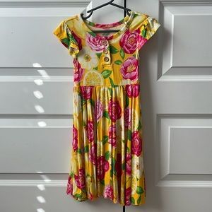 Lemon and Floral Posh Peanut Dress